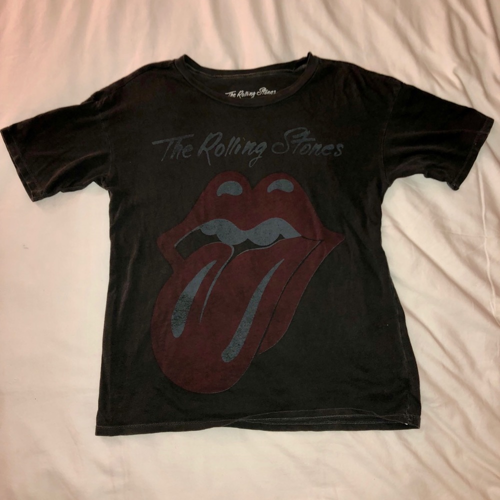 american eagle rolling stones tshirt